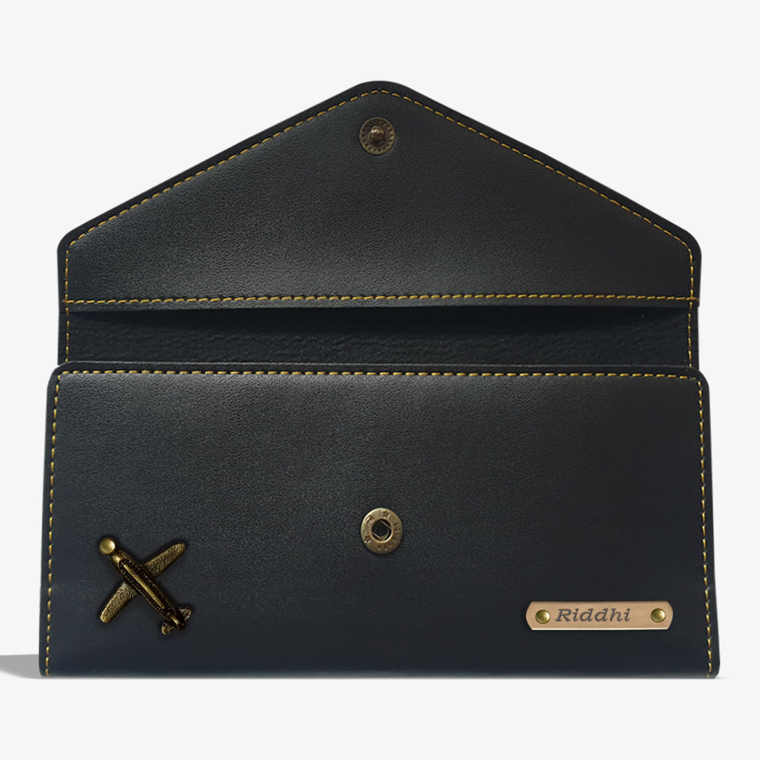 PERSONALIZED WOMEN'S WALLET - BLACK