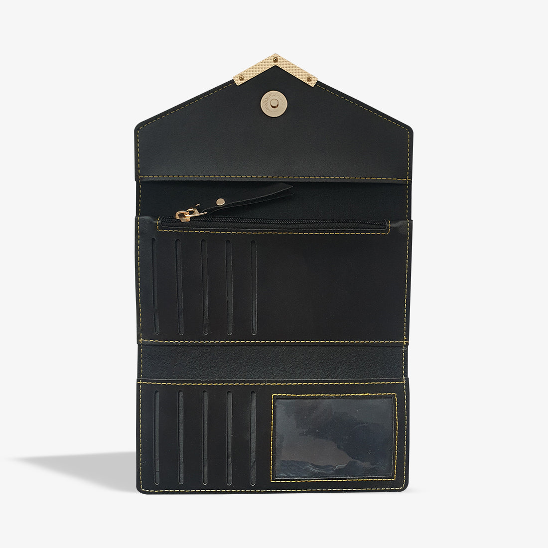 EXCLUSIVE PERSONALIZED WOMEN'S WALLET - BLACK