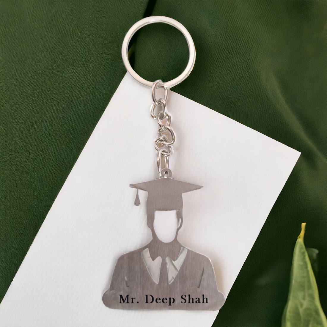 PERSONALISED METAL KEYCHAIN WITH NAME