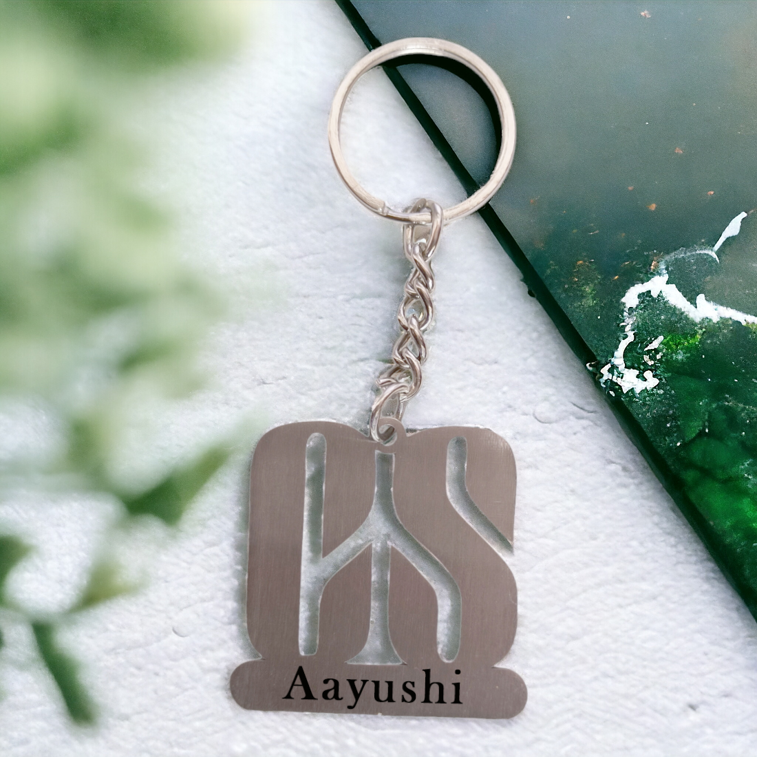 PERSONALISED METAL KEYCHAIN WITH NAME