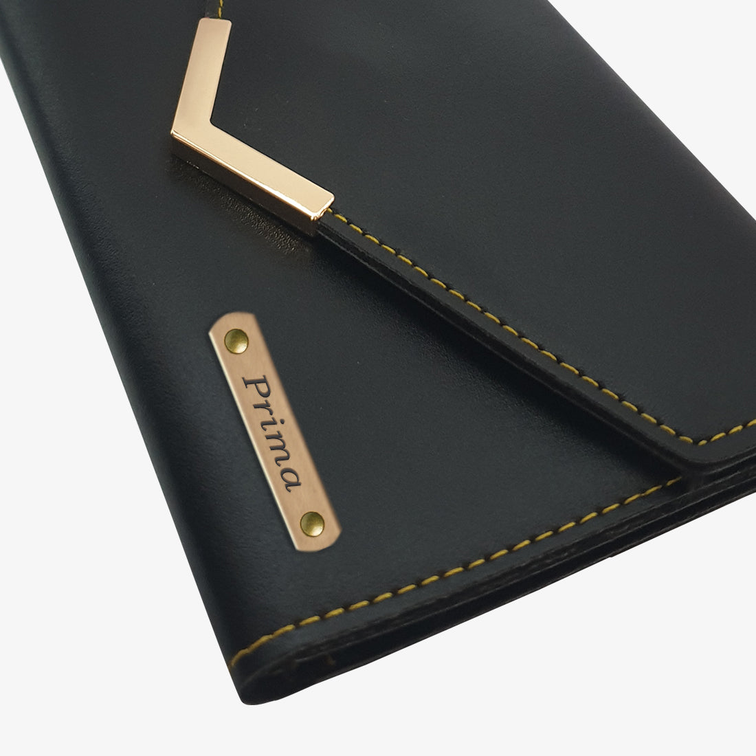 EXCLUSIVE PERSONALIZED WOMEN'S WALLET - BLACK