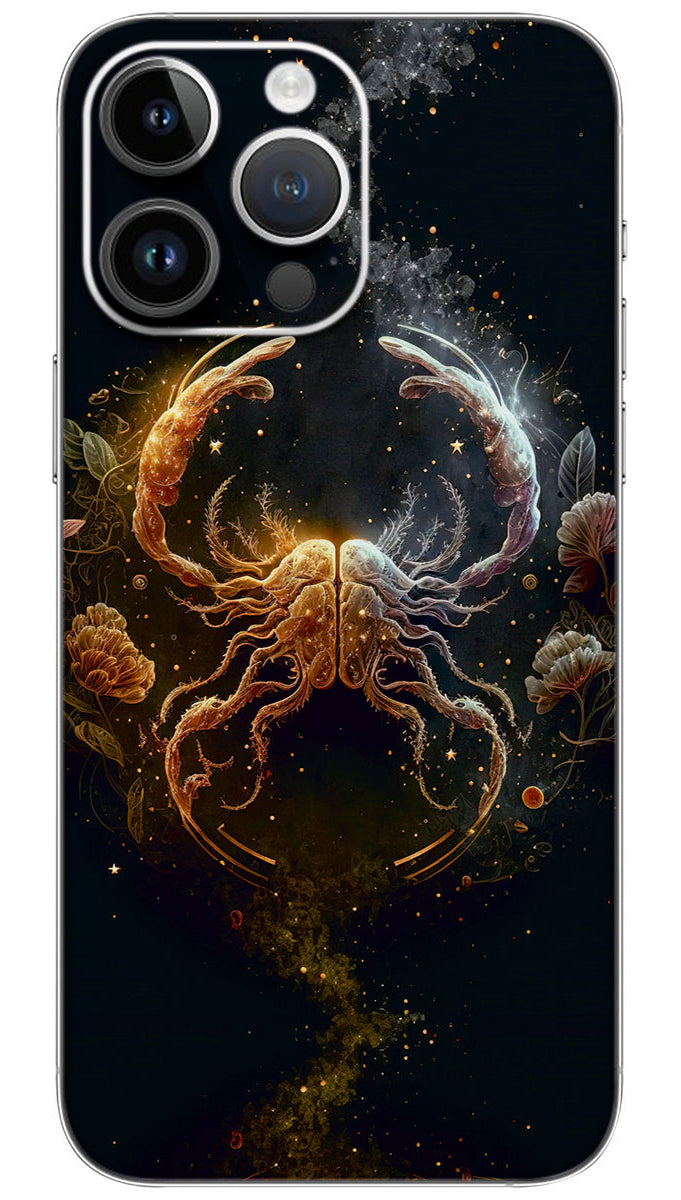 Cancer zodiac sign Generative AI Mobile Skin Wrap - ANI0109