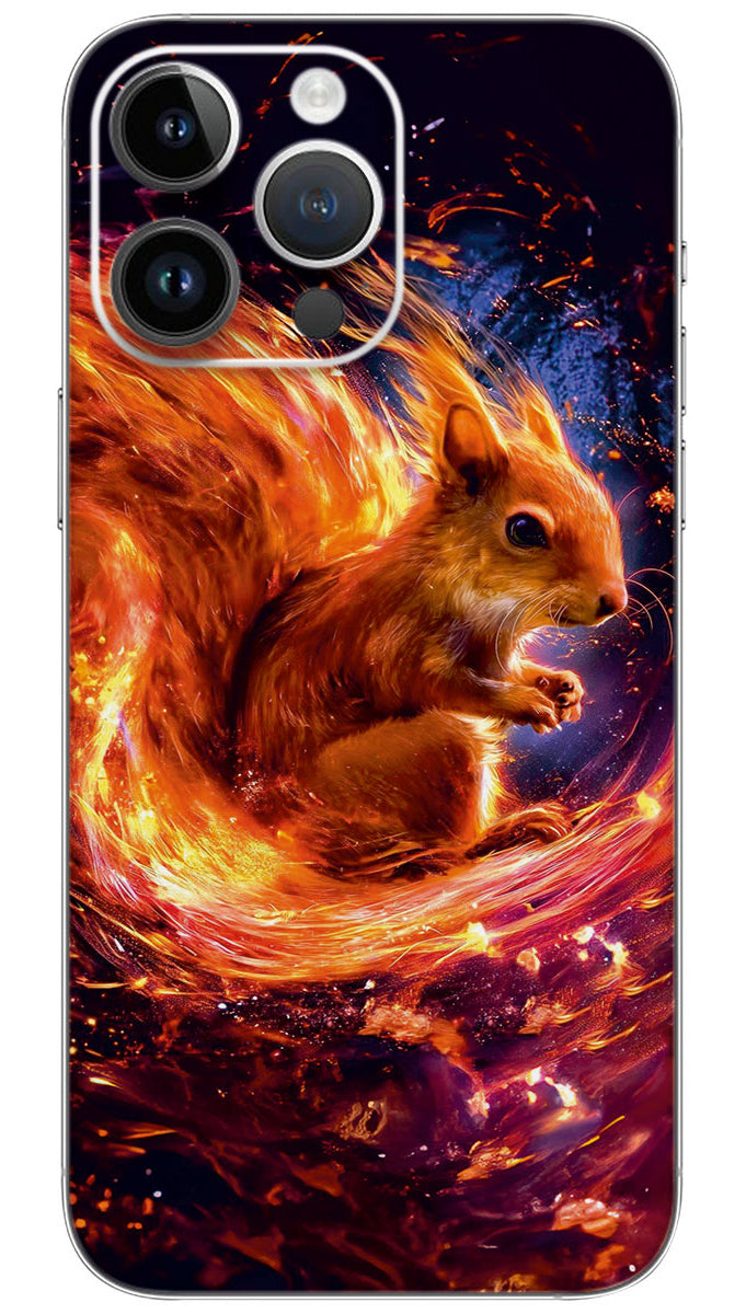 Fire squirrel phoenix Mobile Skin Wrap - ANI0215