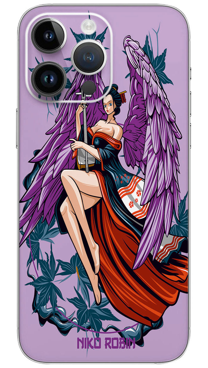 One Pieces niko robin Mobile Skin Wrap - ANIME0014