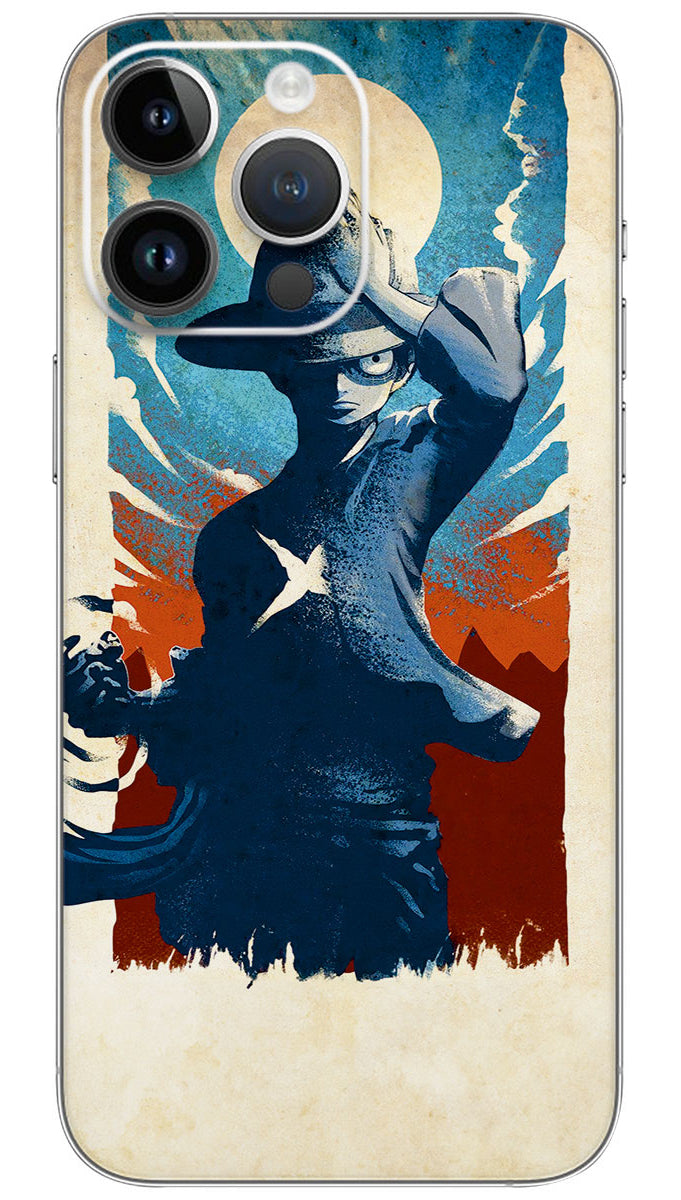 One piece boy poster Mobile Skin Wrap - ANIME0033