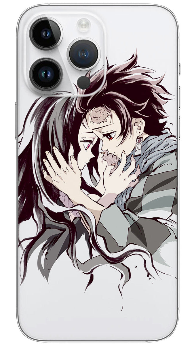 Nezuko love anime Mobile Skin Wrap - ANIME0071