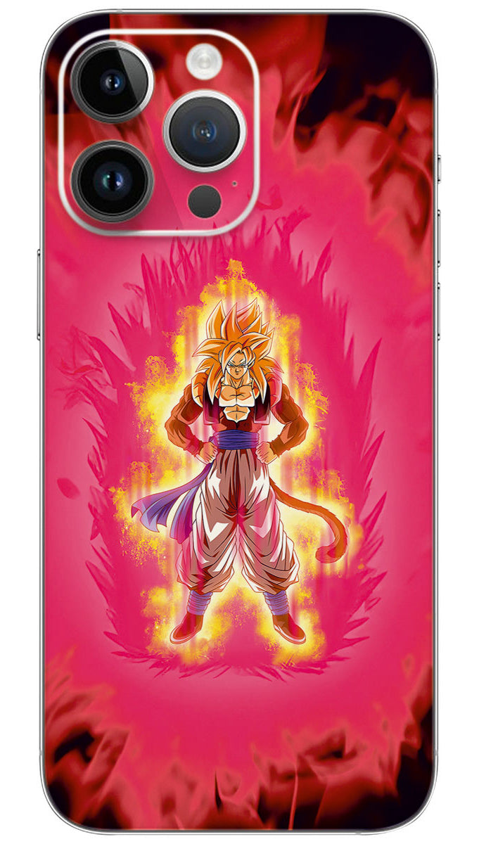 Gogeta kaioken anime Mobile Skin Wrap - ANIME0105