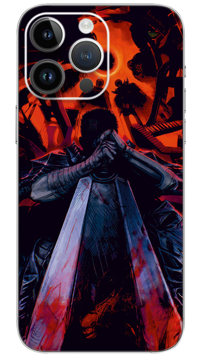 Amoled berserk anime Mobile Skin Wrap - ANIME0129