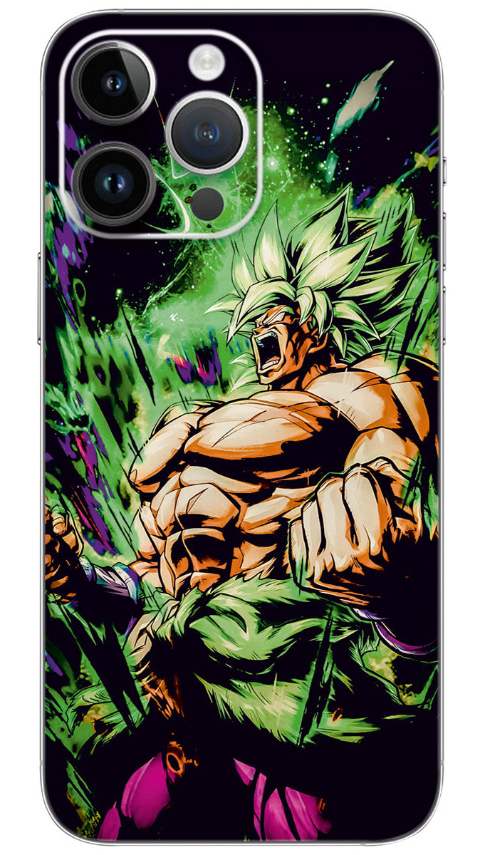 Broly dragon ball anime Mobile Skin Wrap - ANIME0162