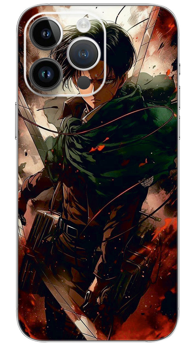 Levi ackerman anime Mobile Skin Wrap - ANIME0197
