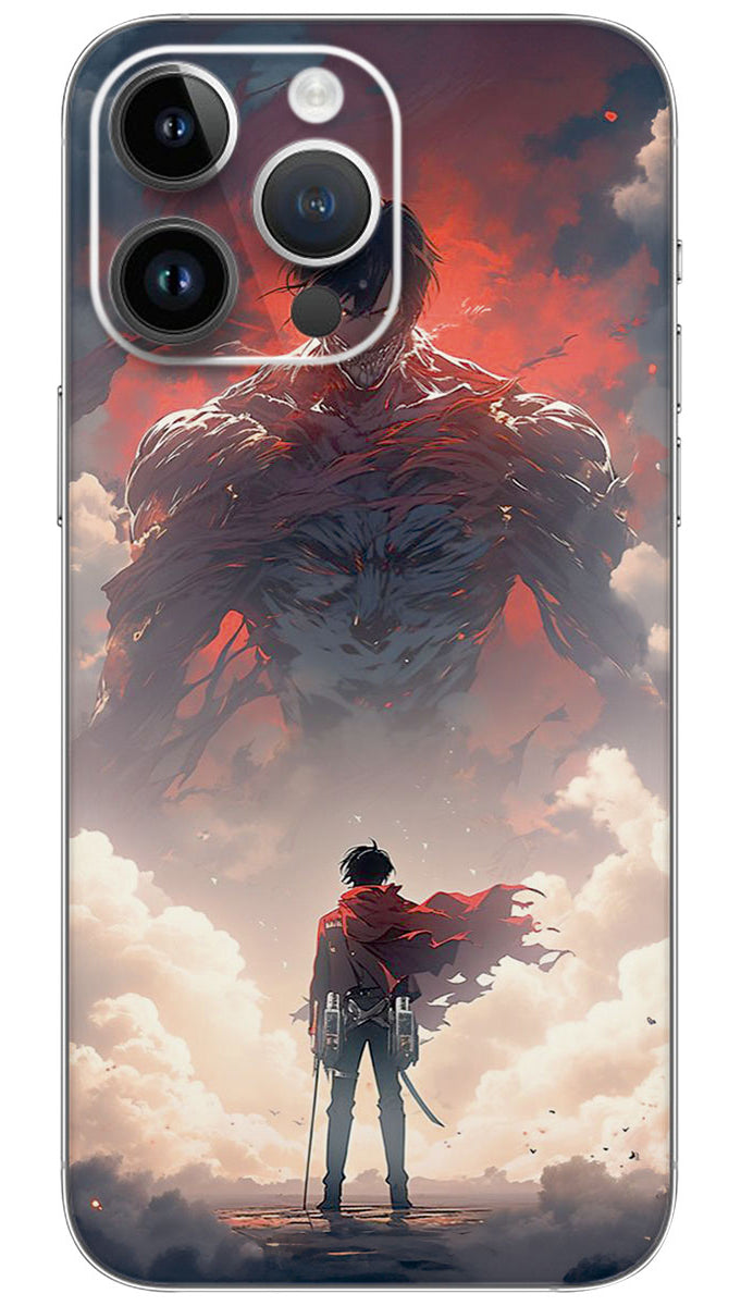 Eren Yeager anime Mobile Skin Wrap - ANIME0202