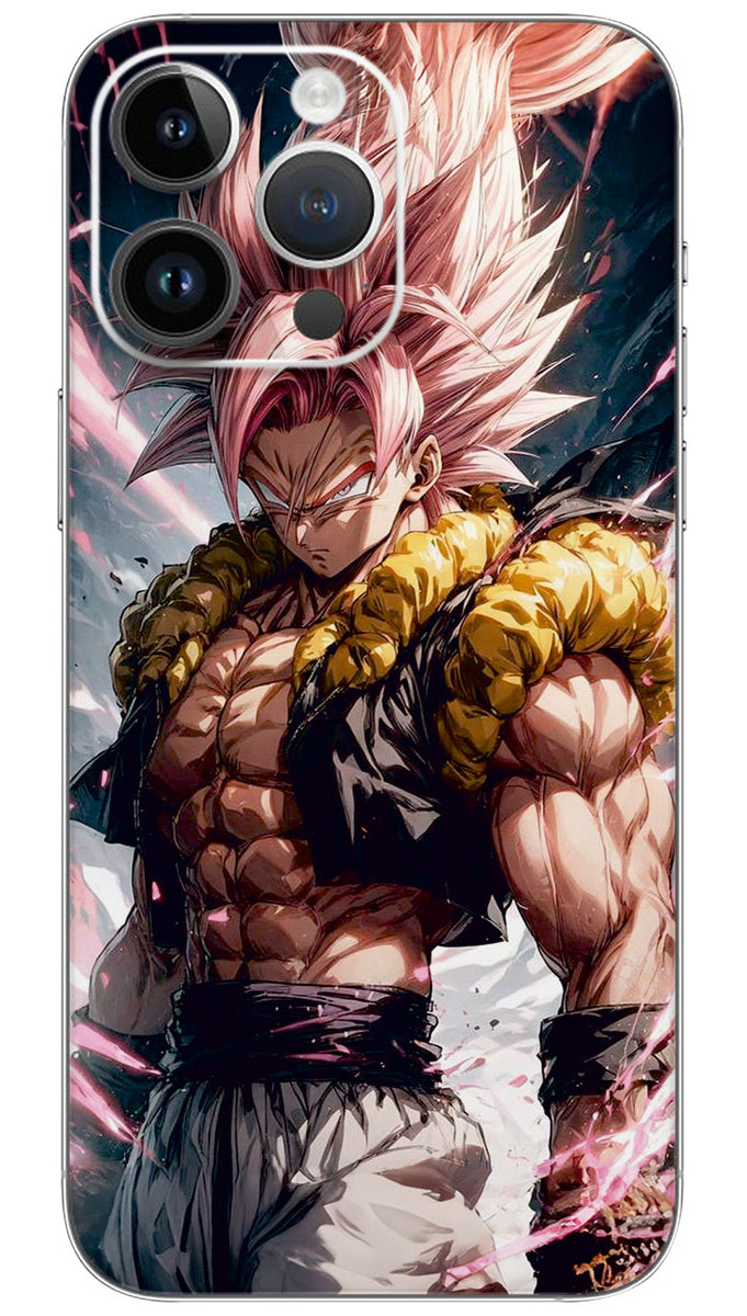 Gogeta kaioken anime Mobile Skin Wrap - ANIME0251