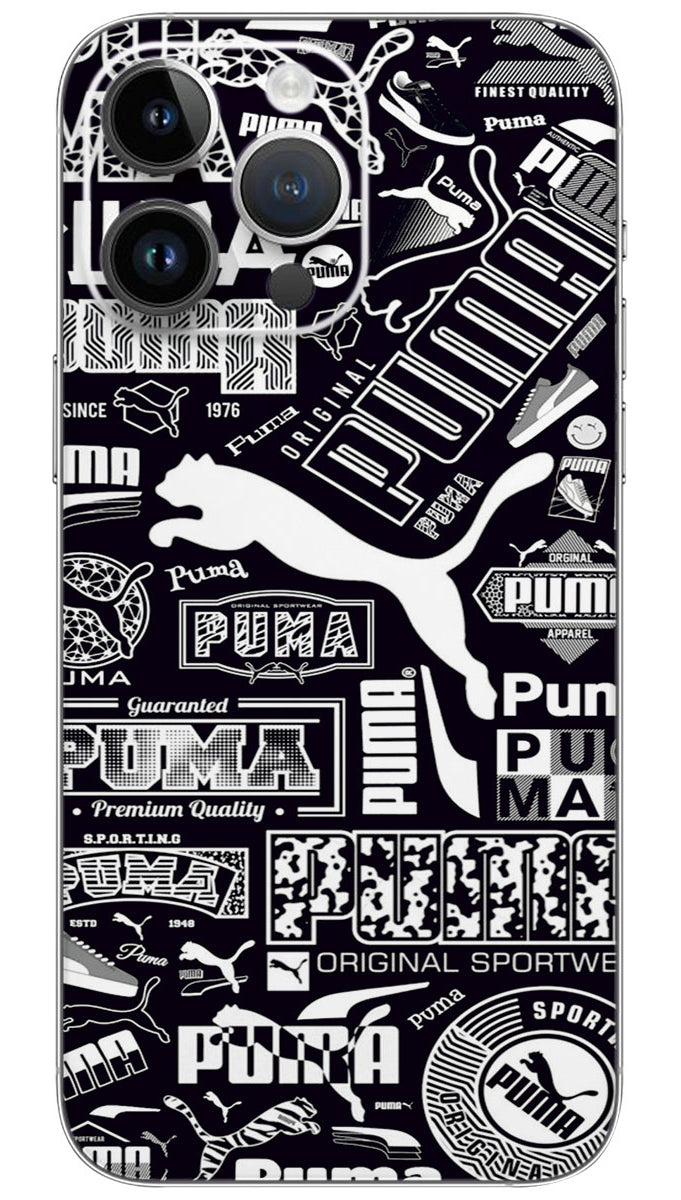 Puma brand name design Mobile Skin Wrap - BR0056