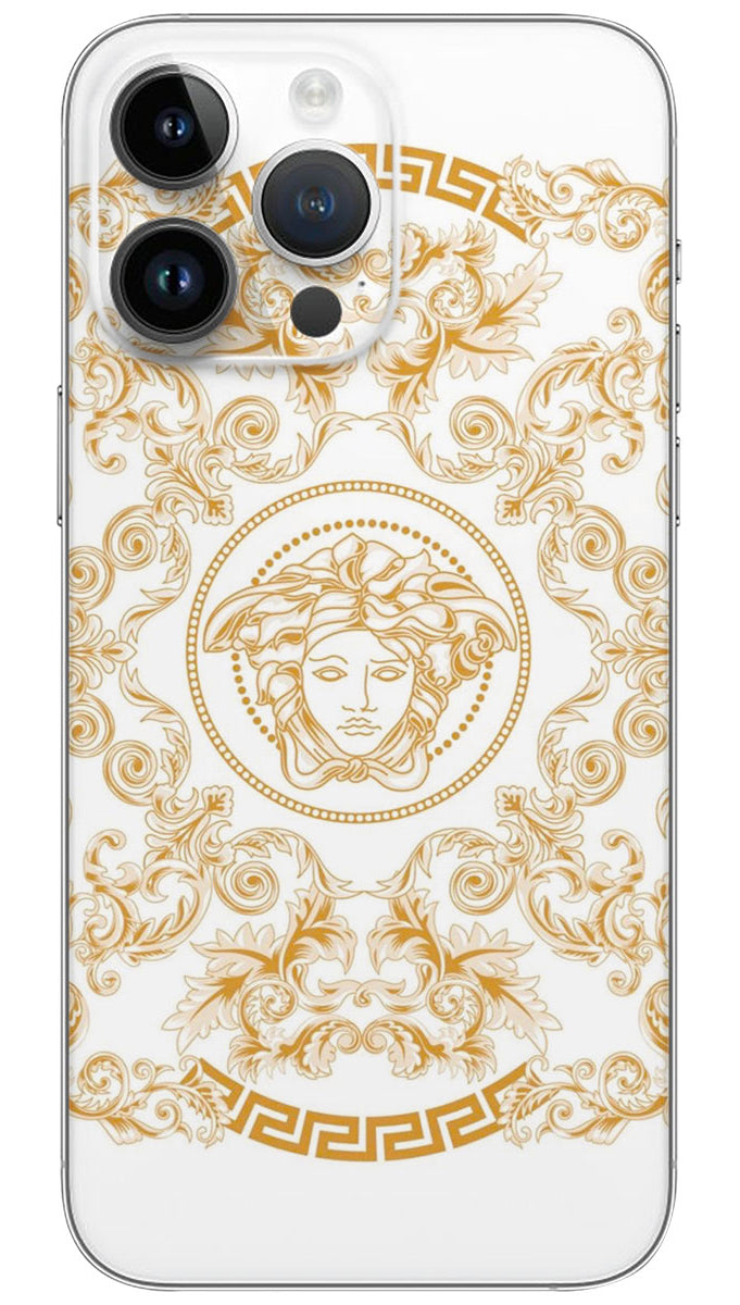 Versace medusa golden design Mobile Skin Wrap - BR0059