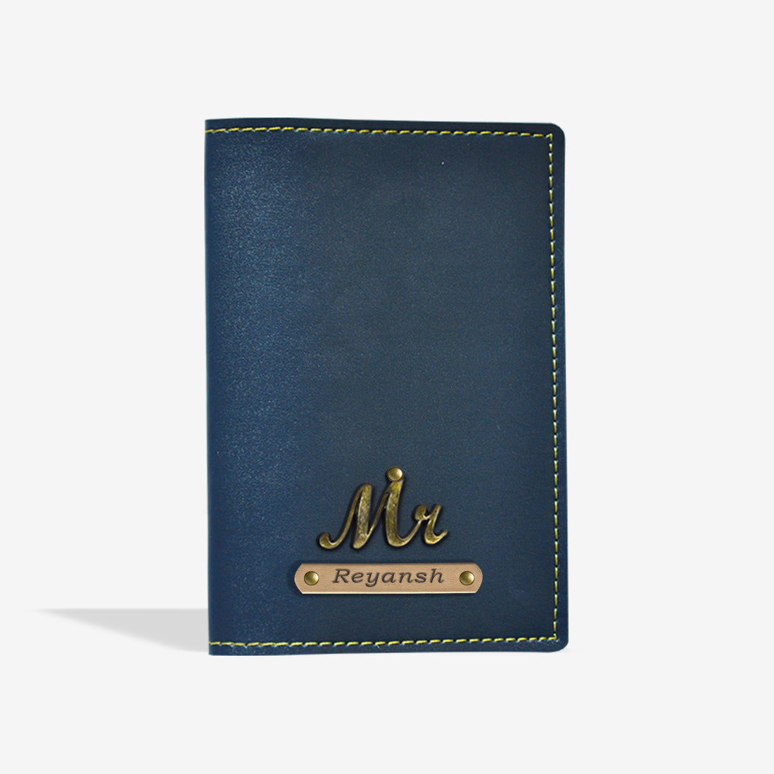 PERSONALISED PASSPORT COVER - BLUE