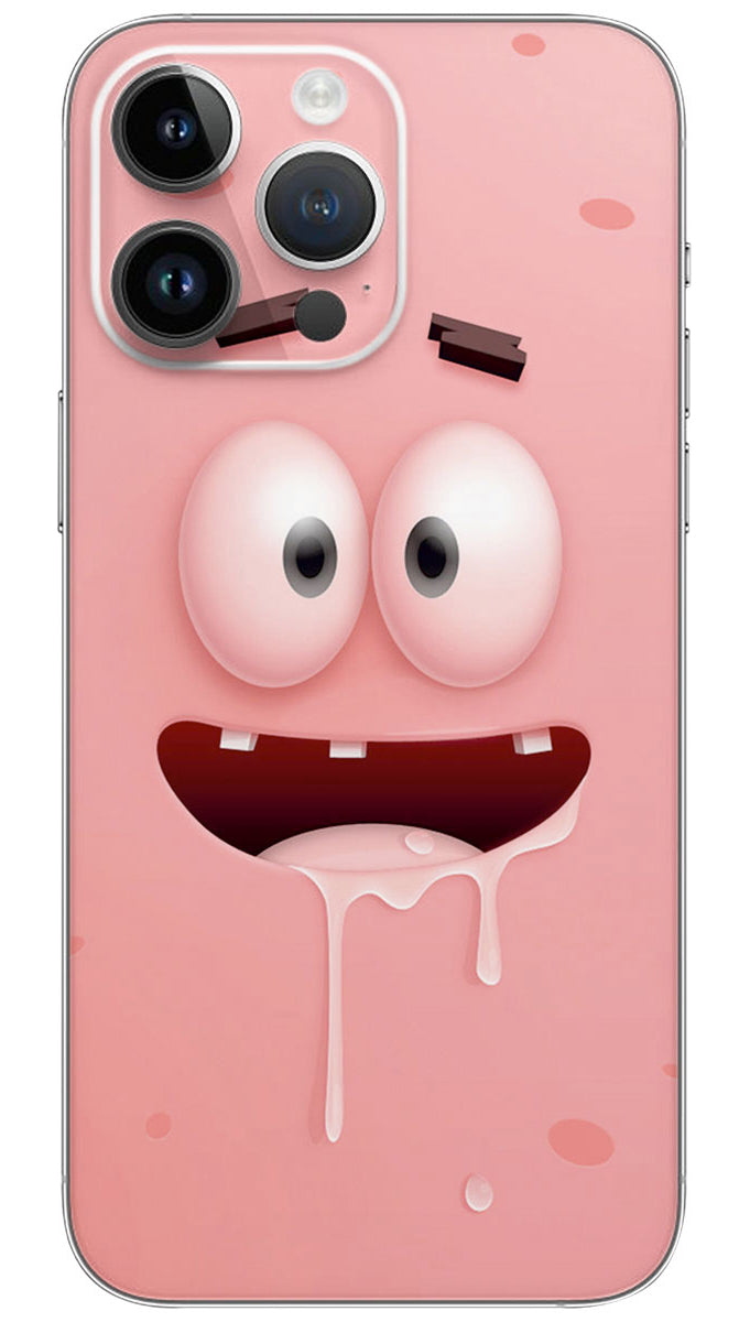 Patrick star cartoon Mobile Skin Wrap - CART0053