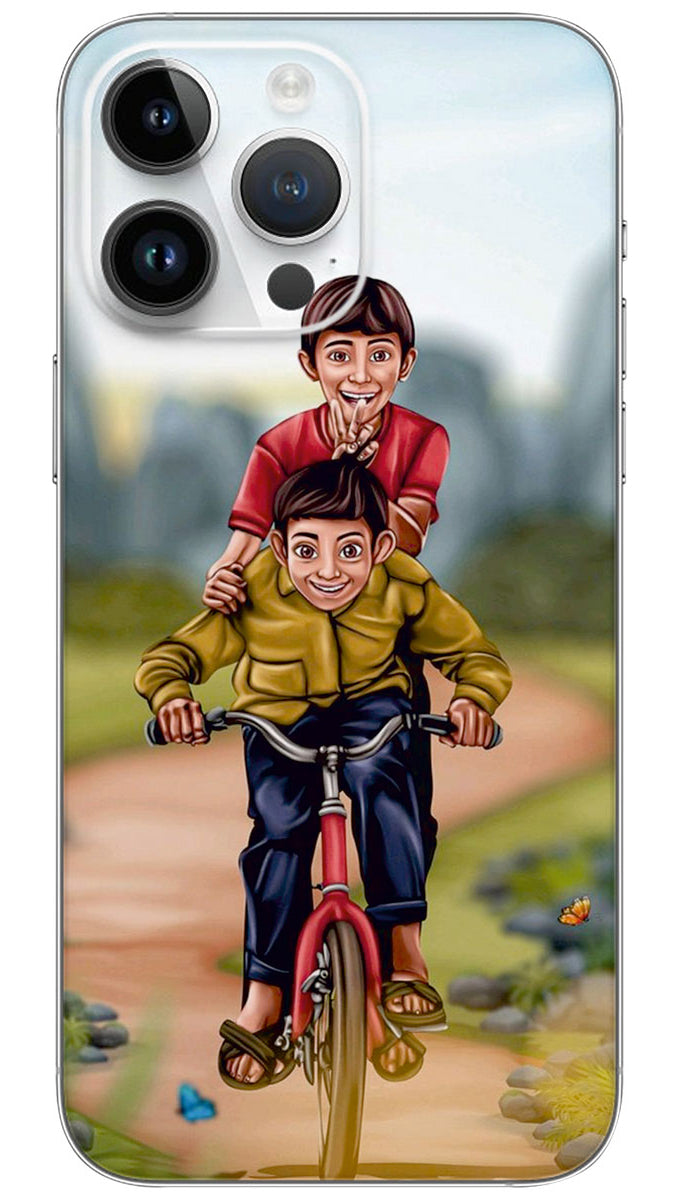 Children time moment Mobile Skin Wrap - CART0098