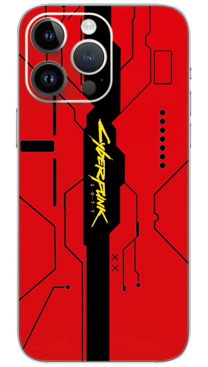 Cyberpunk red Mobile Skin Wrap - CYP0011