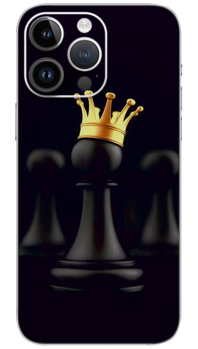 Chessboard Chess Wood Mobile Skin Wrap - GAM0009