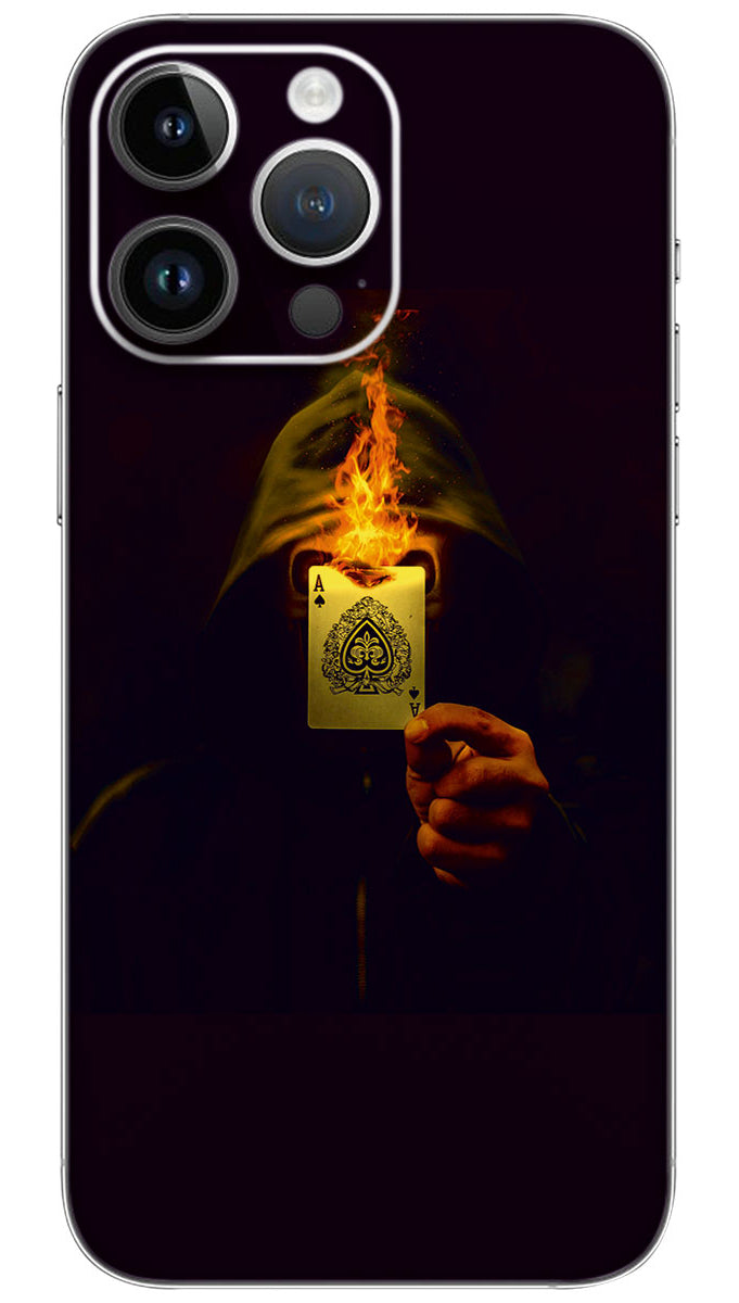 ACE of spades game Mobile Skin Wrap - GAM0015