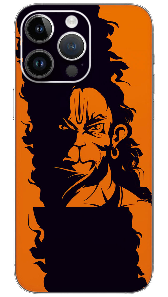 ANGRY LORD HANUMANJI Mobile Skin Wrap - GOD0126