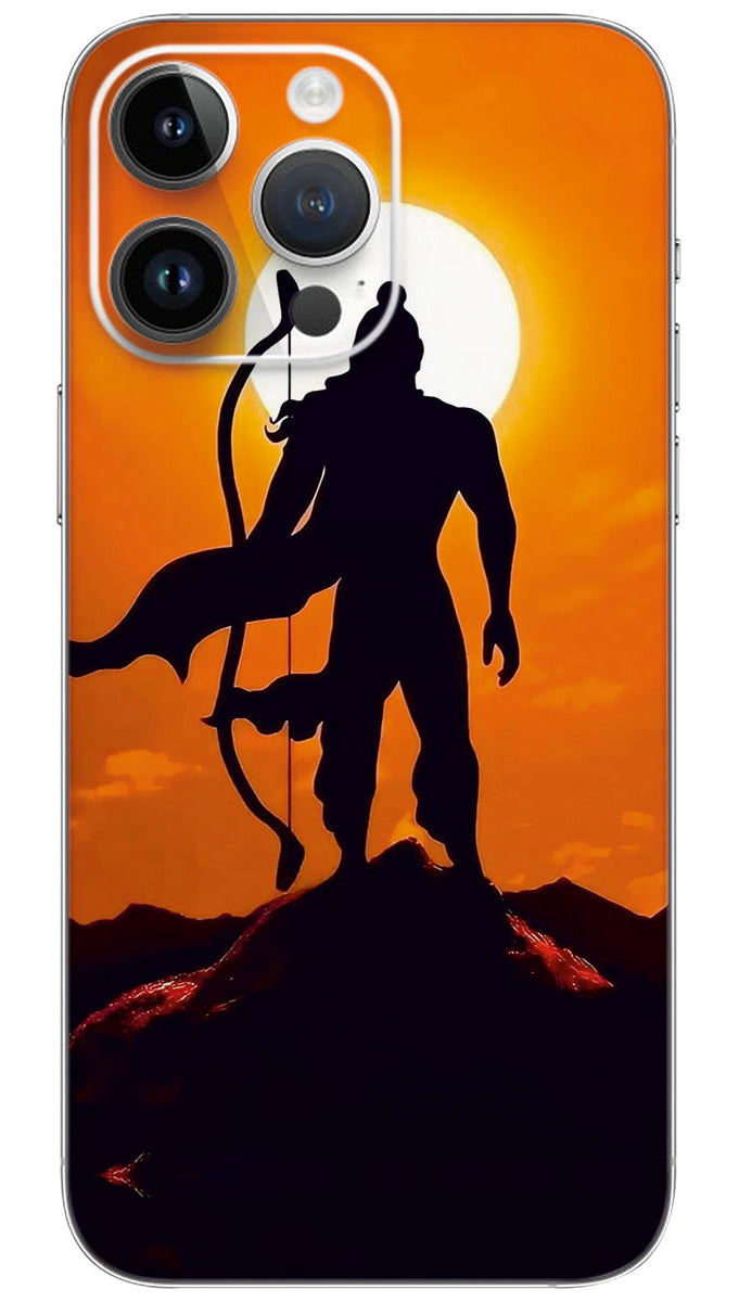 LORD RAM HINDU GOD Mobile Skin Wrap - GOD0364