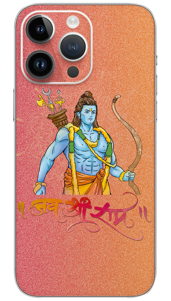 LORD RAM WITH GLITER BACKGROUND Mobile Skin Wrap - GOD0412