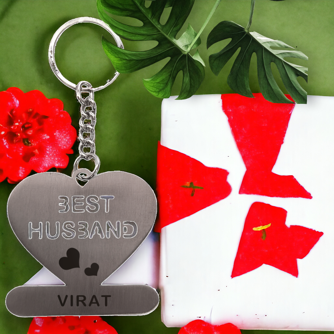 PERSONALISED METAL KEYCHAIN WITH NAME