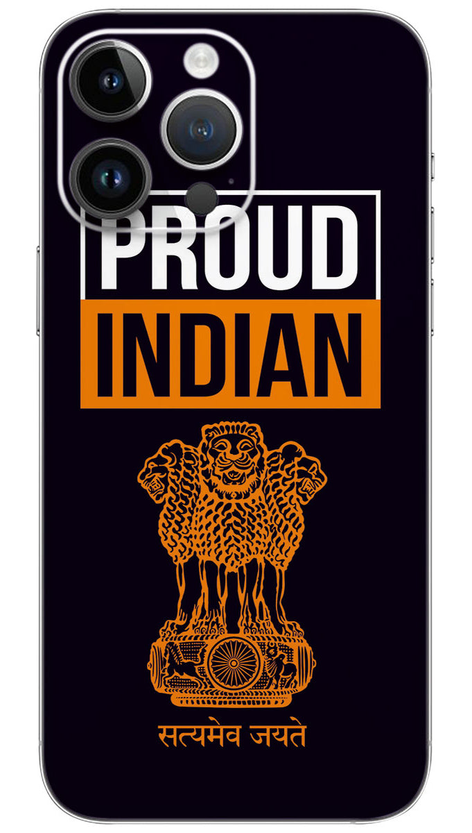 PROUD INDIAN SATYAMEVA JAYATE Mobile Skin Wrap - IND0087