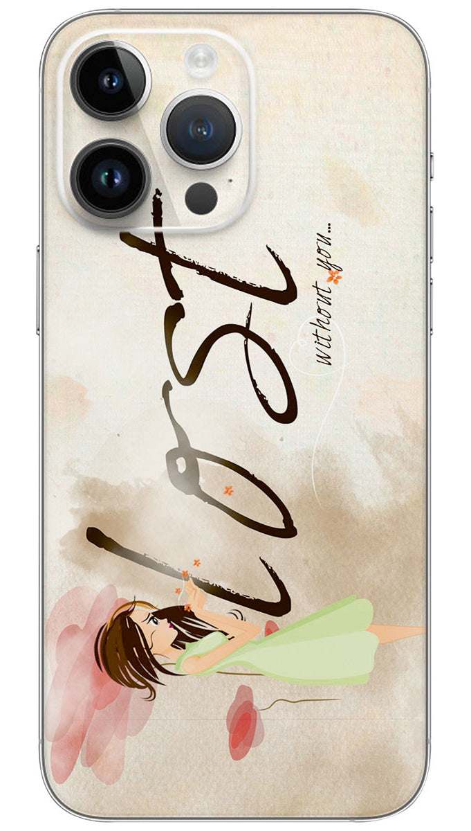 LOST WITHOUT YOU Mobile Skin Wrap - LOVE0024