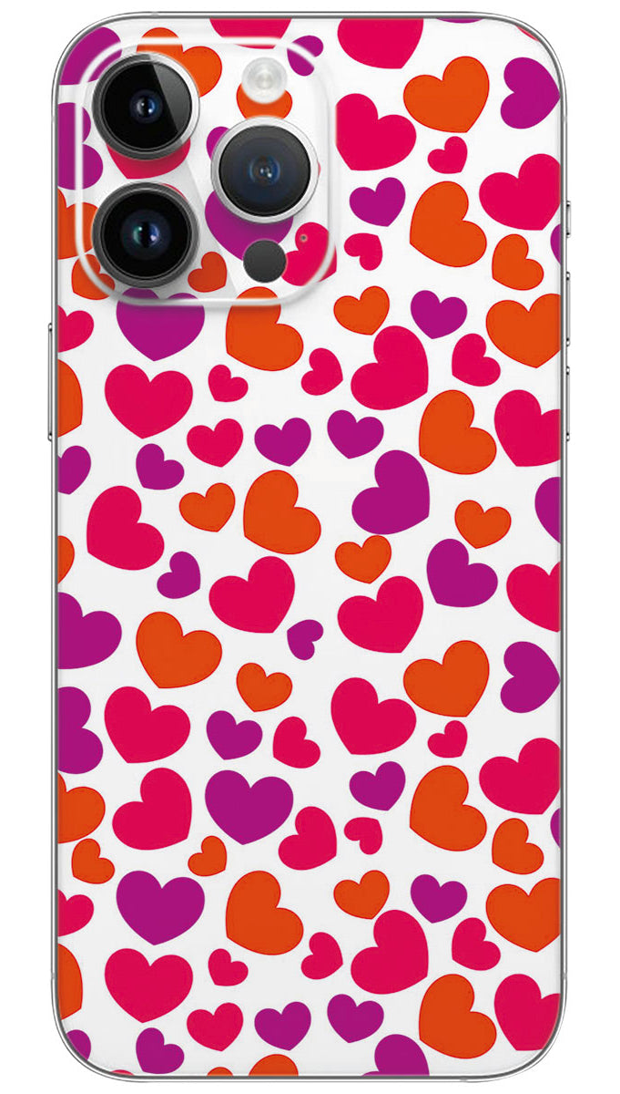 Romantic Heart Mobile Skin Wrap - LOVE0103