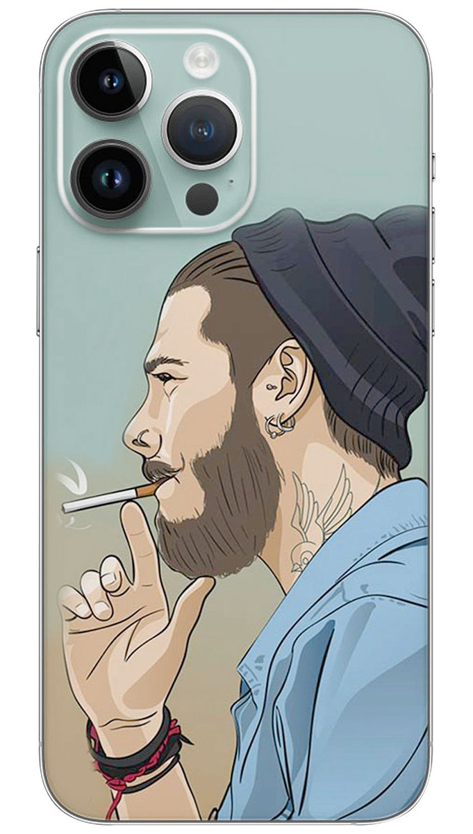Attitude Cigarette lover Mobile Skin Wrap - MOK0008