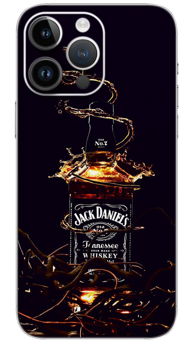 Jack Daniels Fire Mobile Skin Wrap - MOK0020