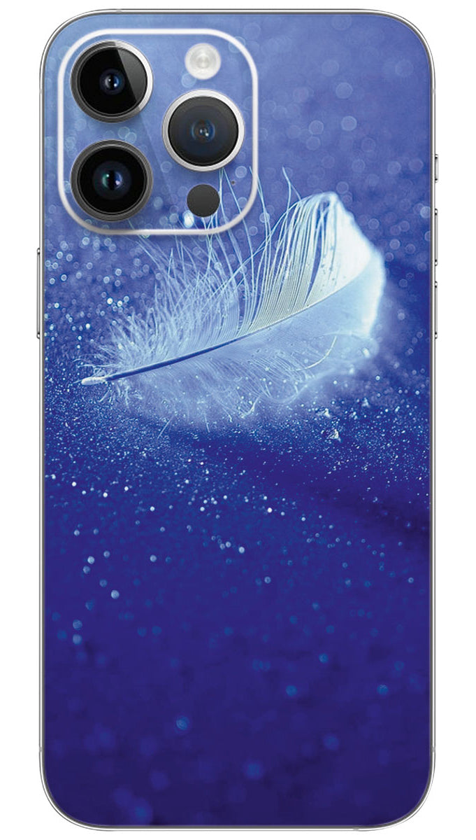 DOVE Feather BLUE NATURE Mobile Skin Wrap - NATU0007