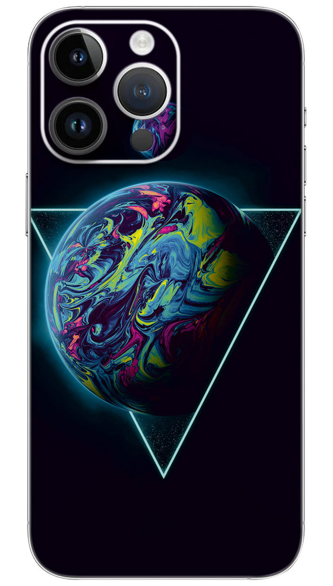 GEOGLYSER TRIANGLE PLANET NUTURE Mobile Skin Wrap - NATU0057