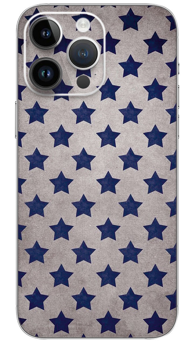 BLUE STAR PATTERN Mobile Skin Wrap - PATTC0033