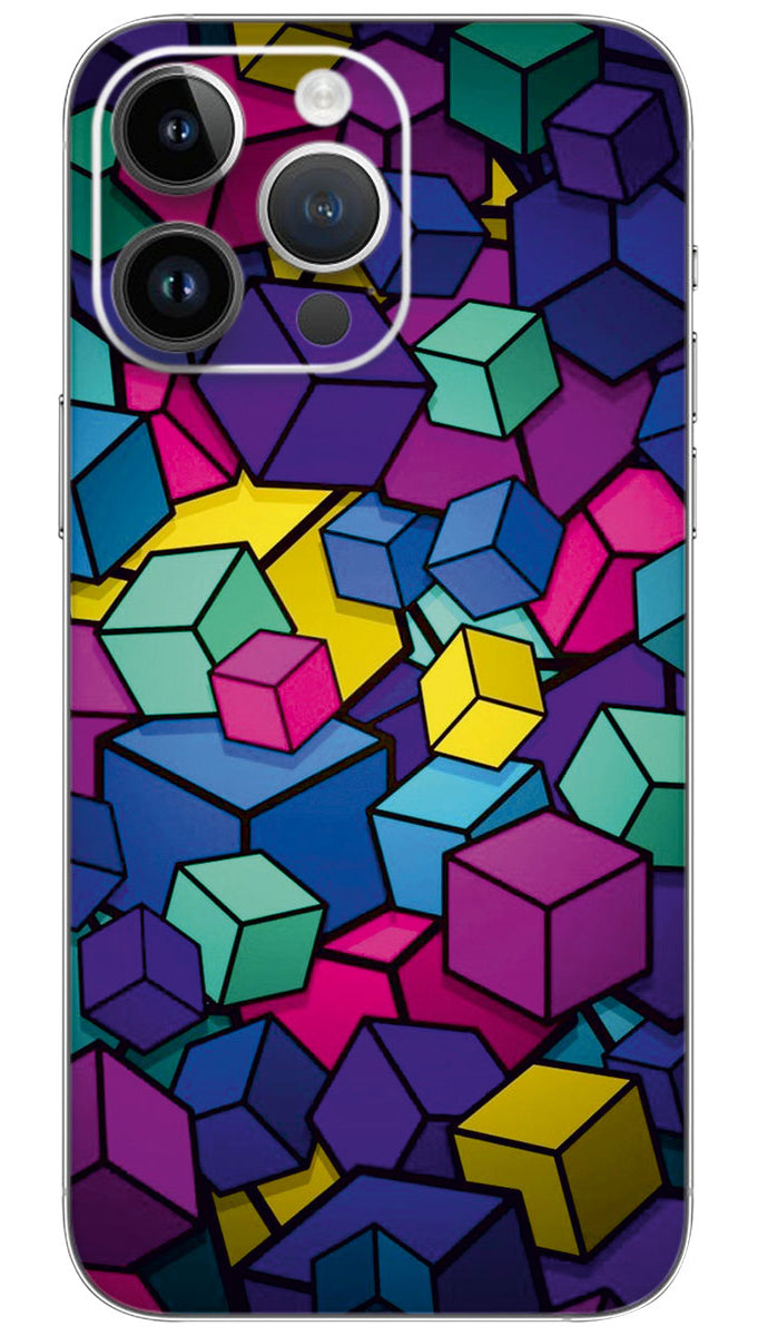 Colorfulness Purple Mobile Skin Wrap - PATTC0076