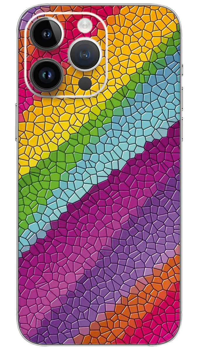 RAINBOW 3D Spirit pattern Mobile Skin Wrap - PATTC0086