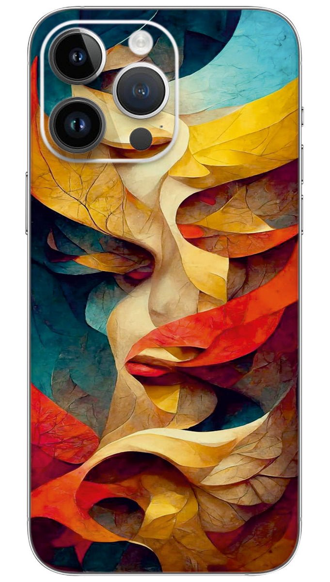 Abstract art painting pattern Mobile Skin Wrap - PATTC0123
