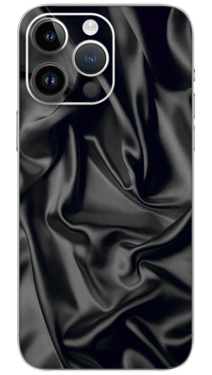 Black fabric pattern Mobile Skin Wrap - PATTF0017