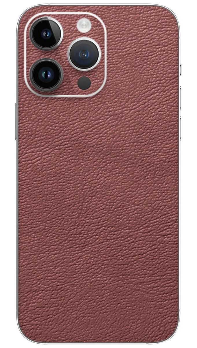 WILD EDGE Artificial Leather Dark Brown pattern Mobile Skin Wrap - PATTL0048