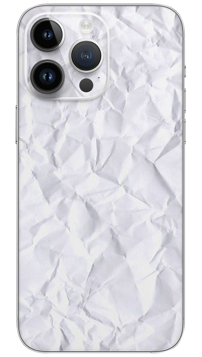 Crumpled Paper pattern Mobile Skin Wrap - PATTP0004