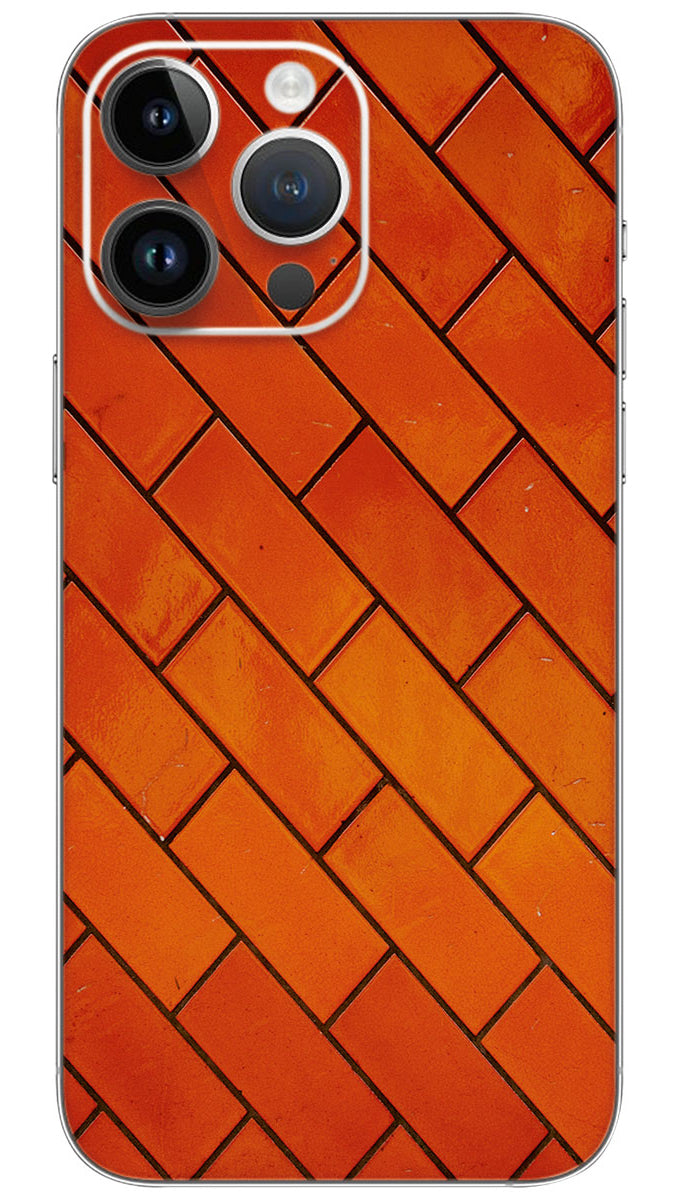 Red brick wall Mobile Skin Wrap - PATTW0009