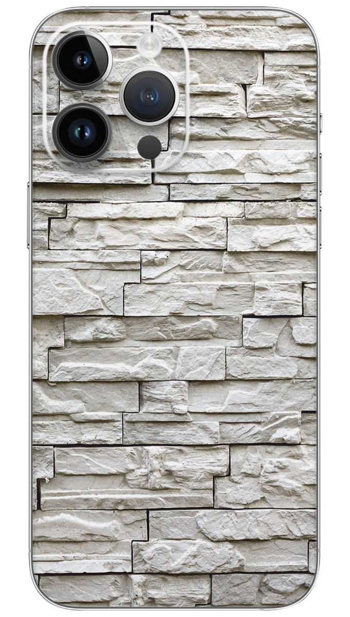 Stone Bricks Wall pattern Mobile Skin Wrap - PATTW0012