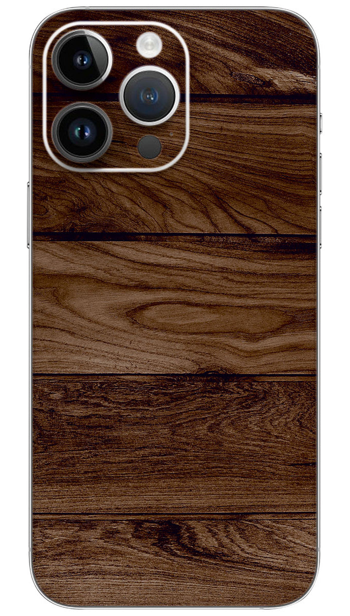Dark clean oak wood pattern Mobile Skin Wrap - PATTX0022