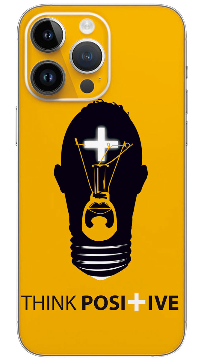 Think positive quotes Mobile Skin Wrap - QUOA0008