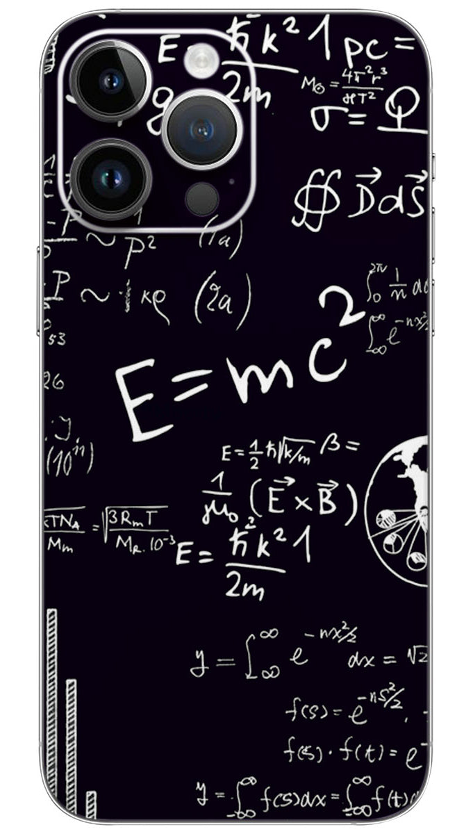 E=mc2 formula Quotes Mobile Skin Wrap - QUOA0055