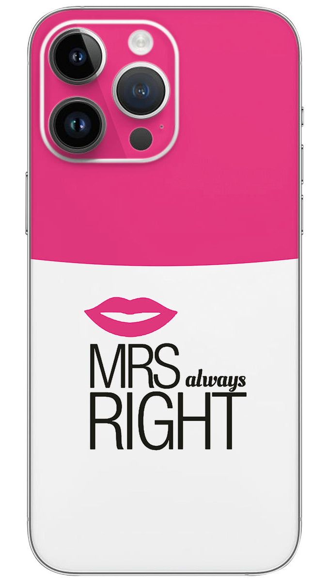 MRs right quotes Mobile Skin Wrap - QUOA0093