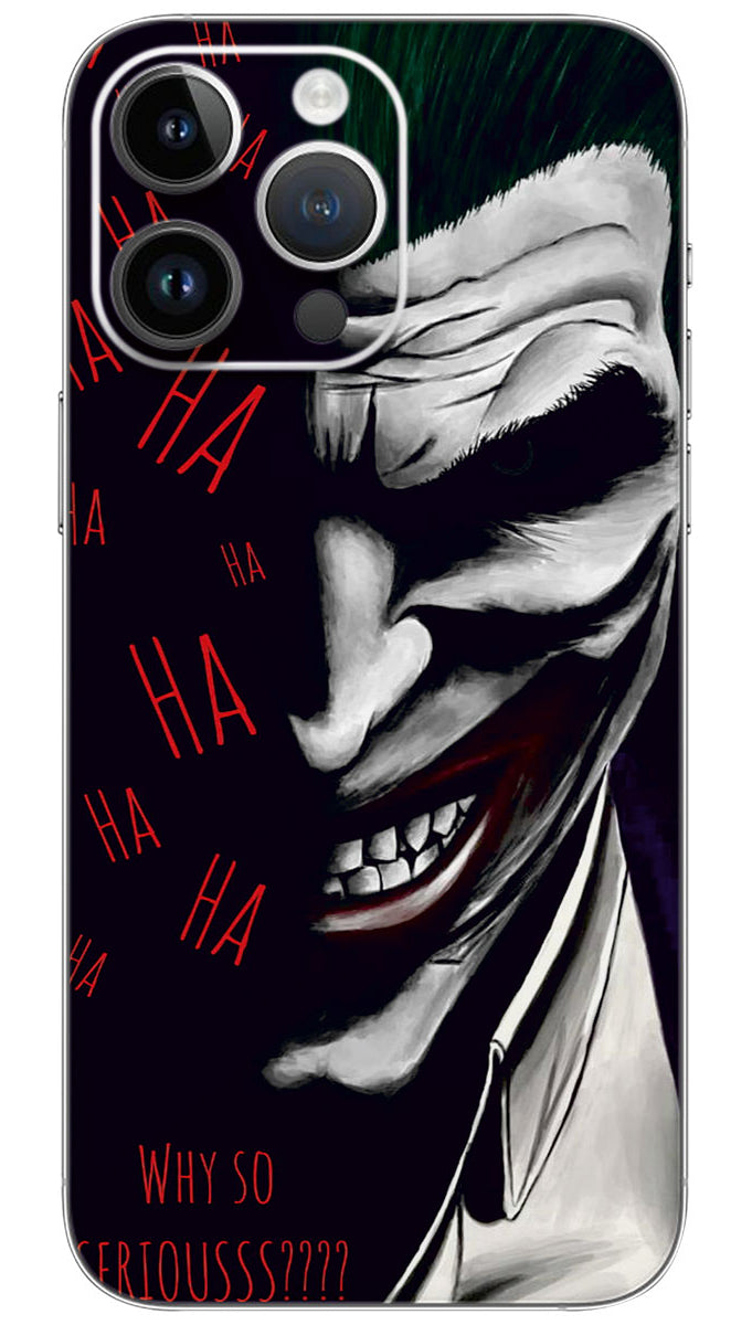 Why so serious quotes? Mobile Skin Wrap - QUOA0097