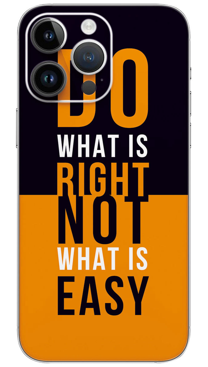 Right easy quotes Mobile Skin Wrap - QUOA0102